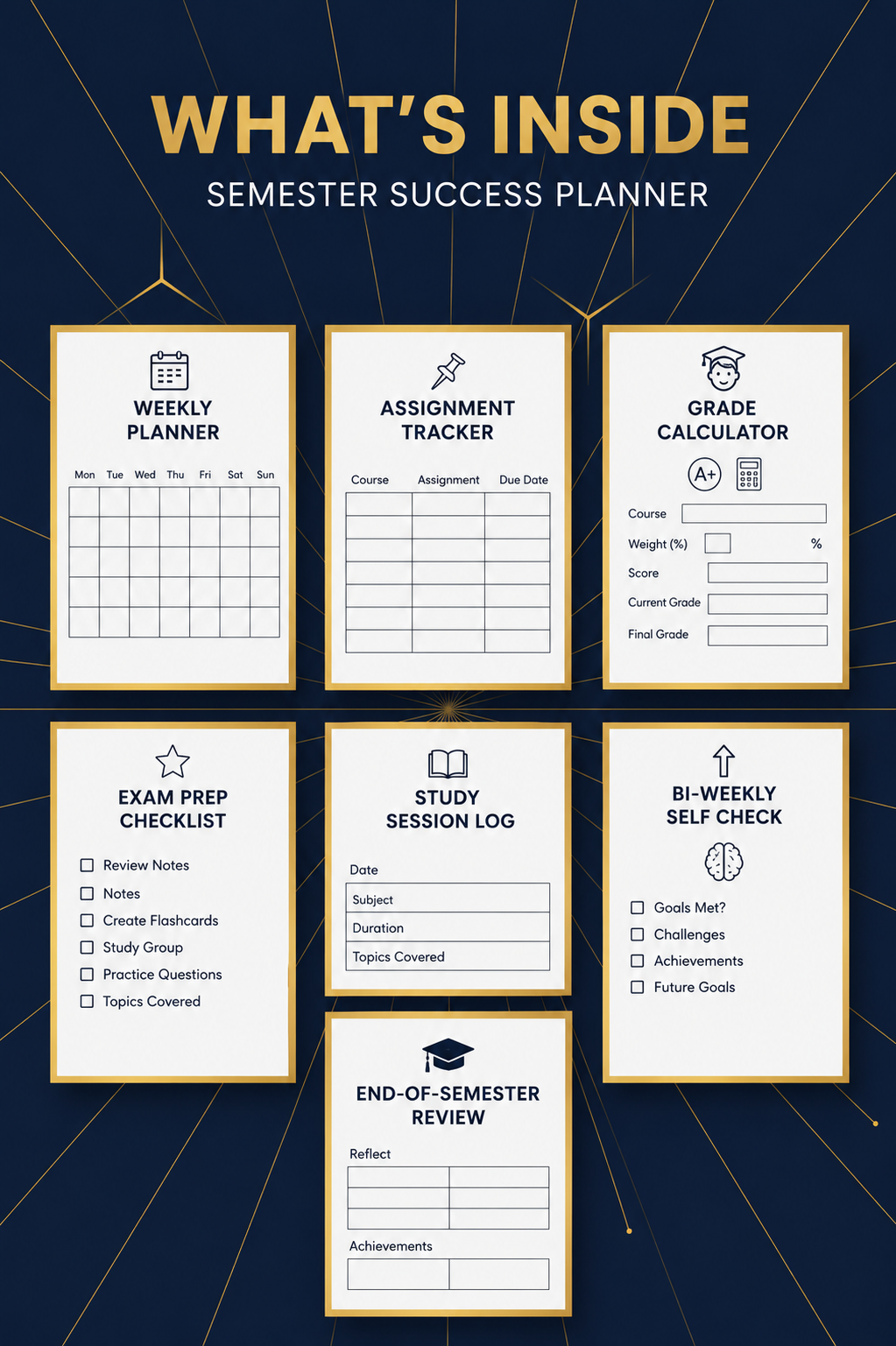 Semester Success Planner