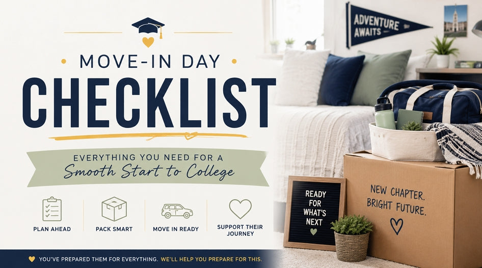 The Stress-Free College Move-In Checklist (FREE!!)