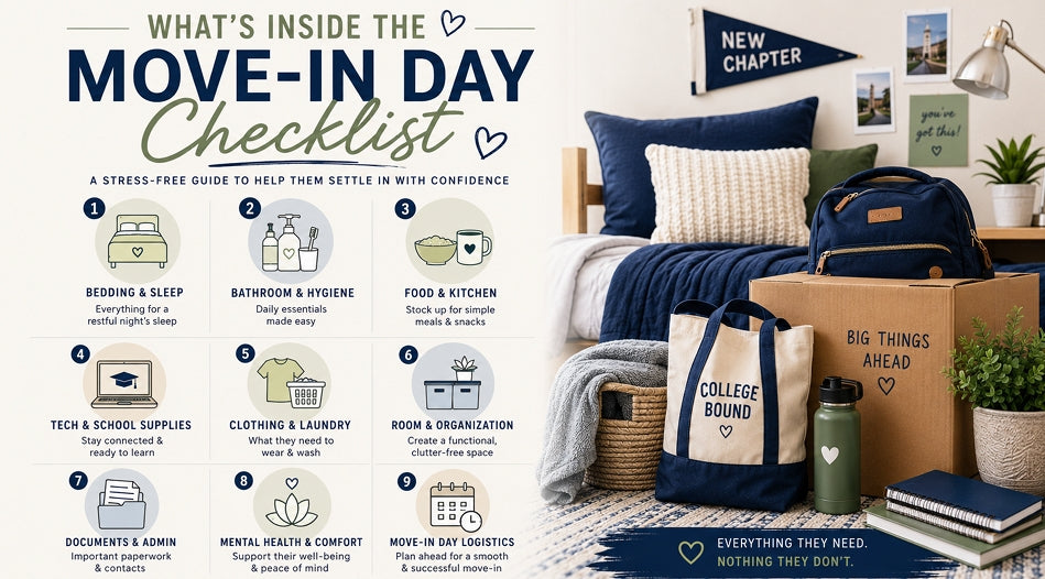 The Stress-Free College Move-In Checklist (FREE!!)