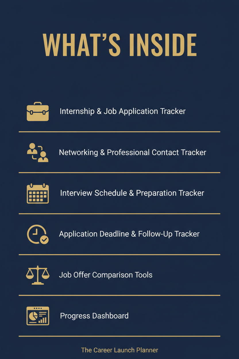 What's Inside - The Career Launch Planner