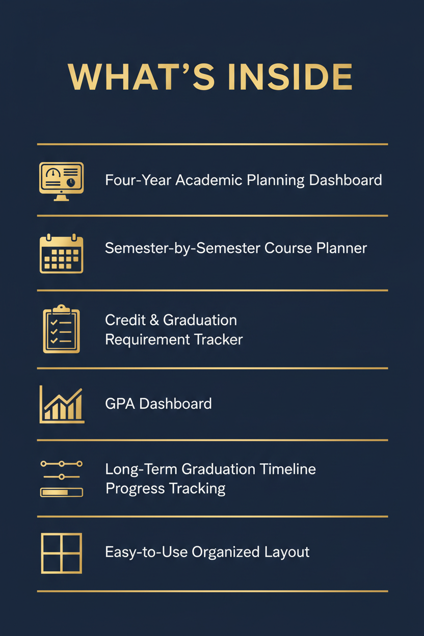 What's Inside - The Four-Year Success Roadmap